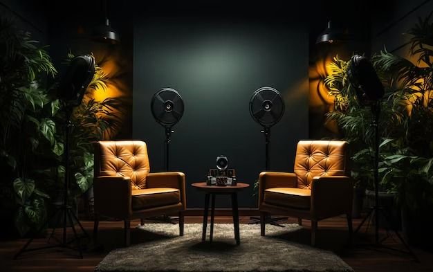 desain ruangan podcast 